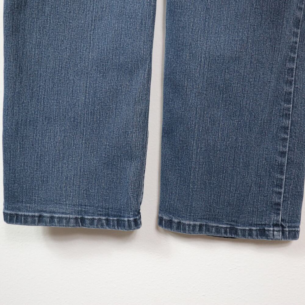 Levi's Size 16 505 Straight Leg Jeans 33x32 Mid Rise Stretch Blue Wash - Picture 9 of 12